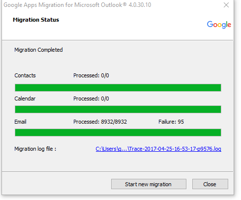 G Suite Migration For Microsoft Exchange